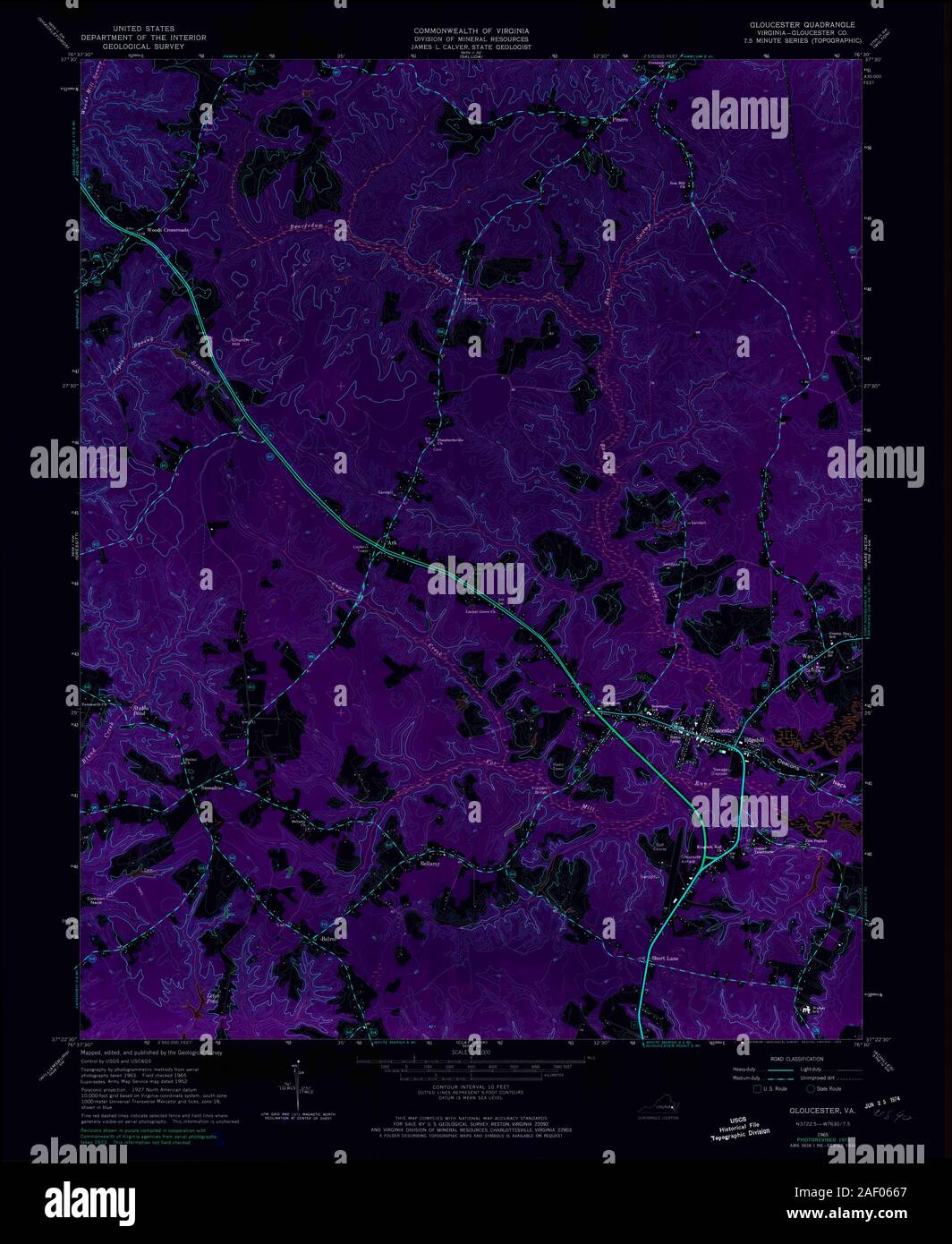 VA Gloucester 185160 1965 24000 Inverted Stock Photo Alamy