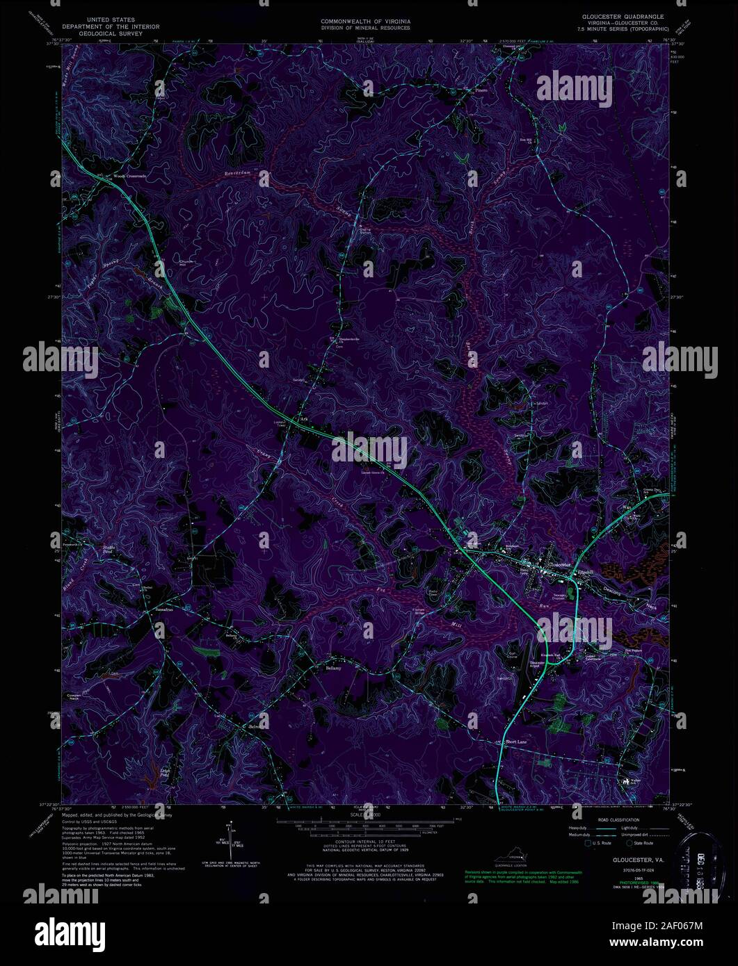 VA Gloucester 185162 1965 24000 Inverted Stock Photo Alamy