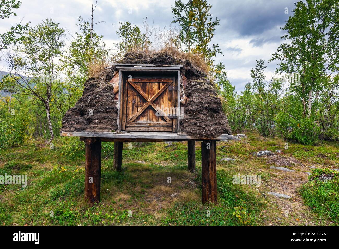 Sami Spring The camp is a reconstruction of a spring and fall residence displaying ...