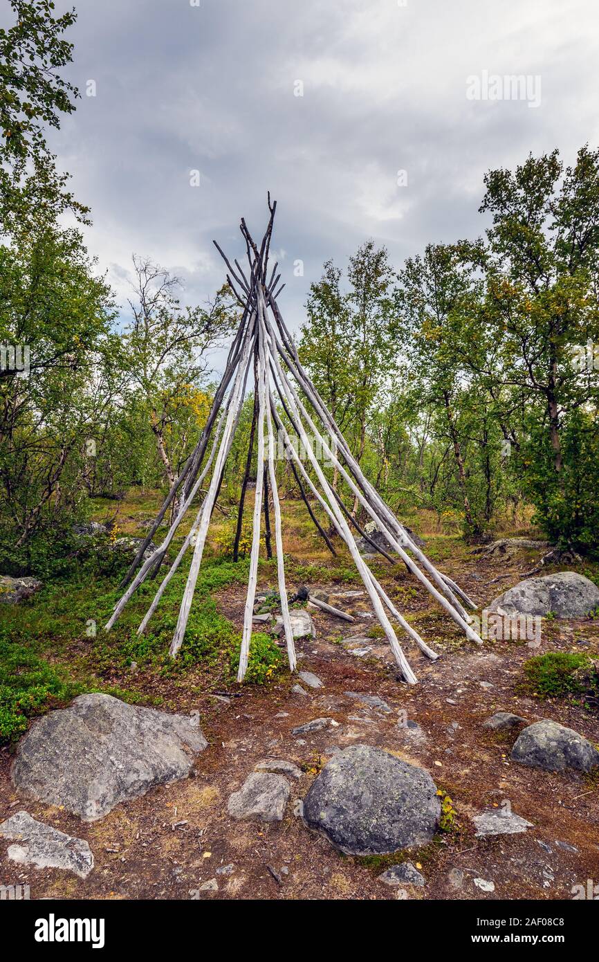 Sami Spring The camp is a reconstruction of a spring and fall residence displaying ...
