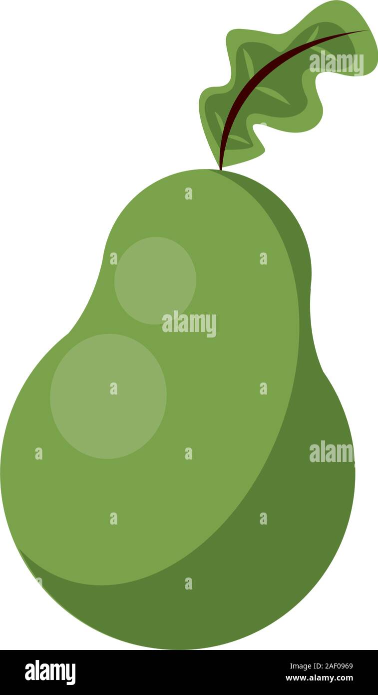 fresh pear fruit nature icon Stock Vector Image & Art - Alamy