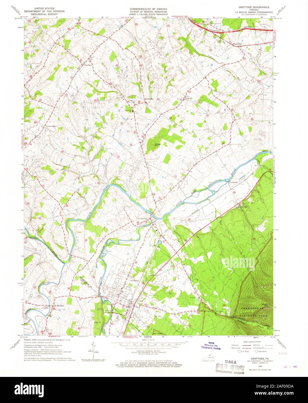 VA Grottoes 185236 1964 24000 Stock Photo Alamy