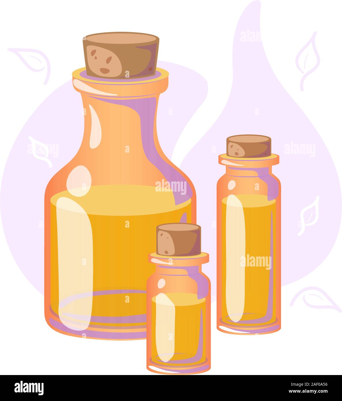 Massage oil for beauty, spa salon. Essential fragrance aromatherapy