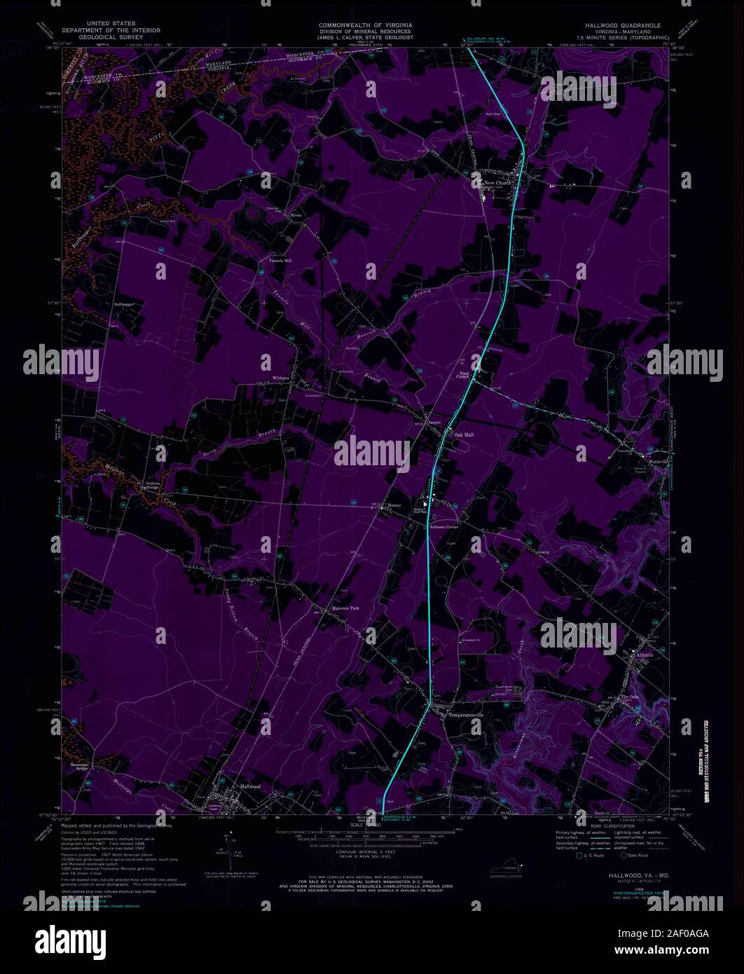 VA Hallwood 185261 1968 24000 Inverted Stock Photo Alamy