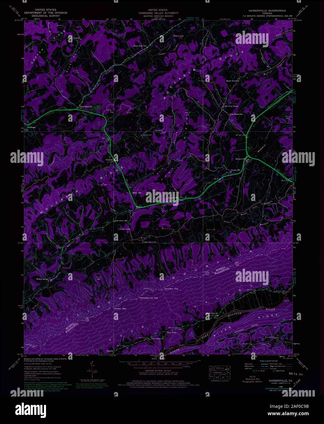 Map of hansonville hires stock photography and images Alamy