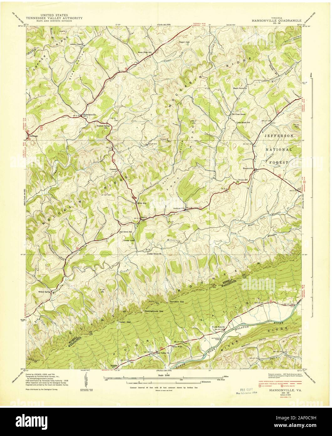 Map of hansonville hires stock photography and images Alamy