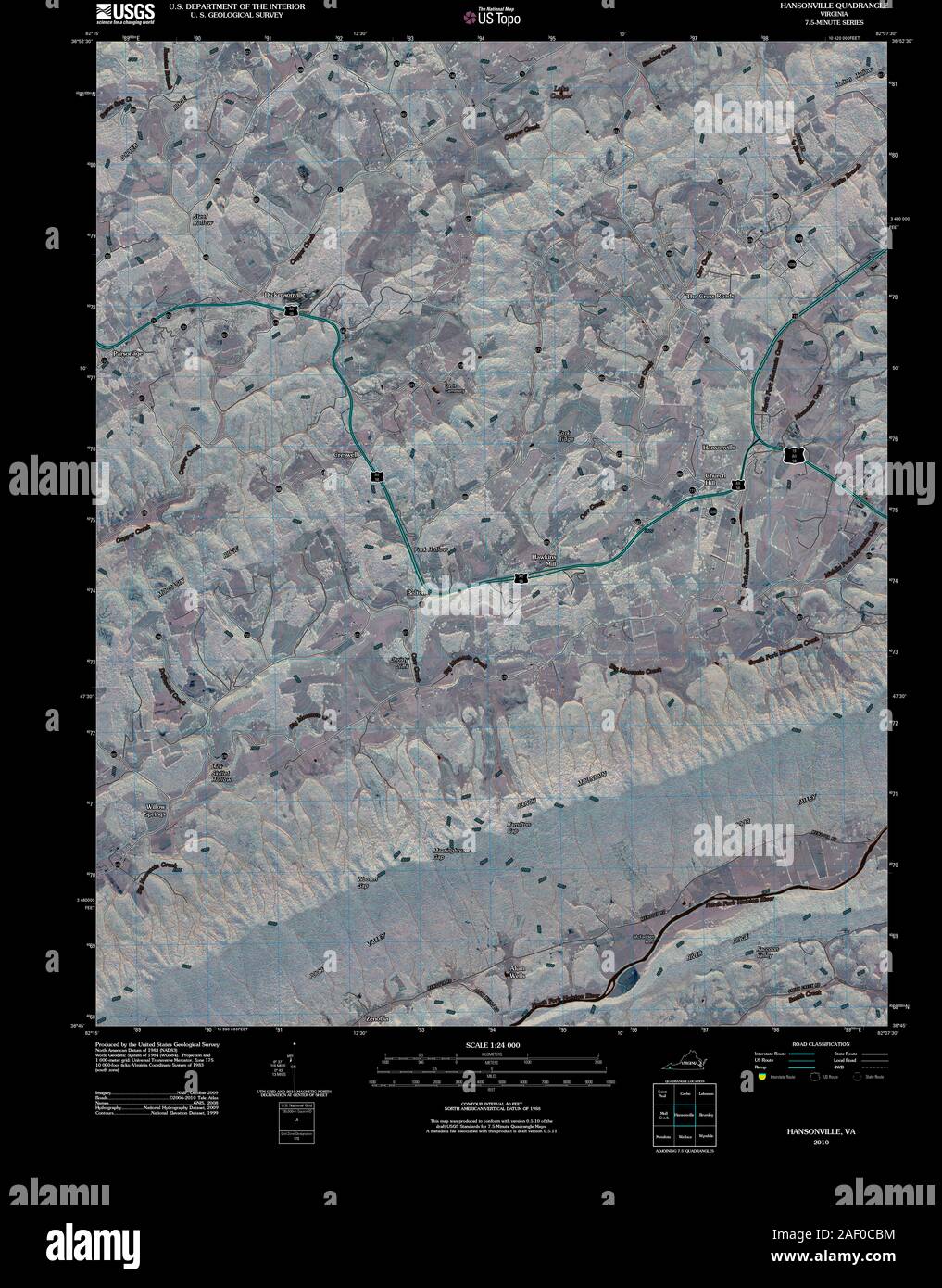 Map of hansonville hires stock photography and images Alamy