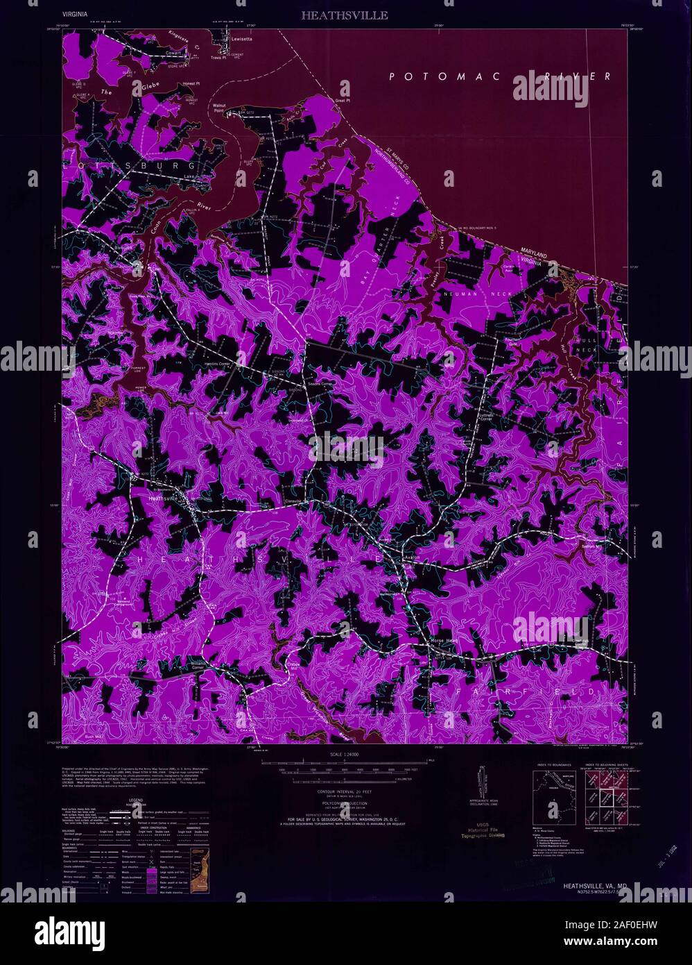 Map of heathsville hires stock photography and images Alamy