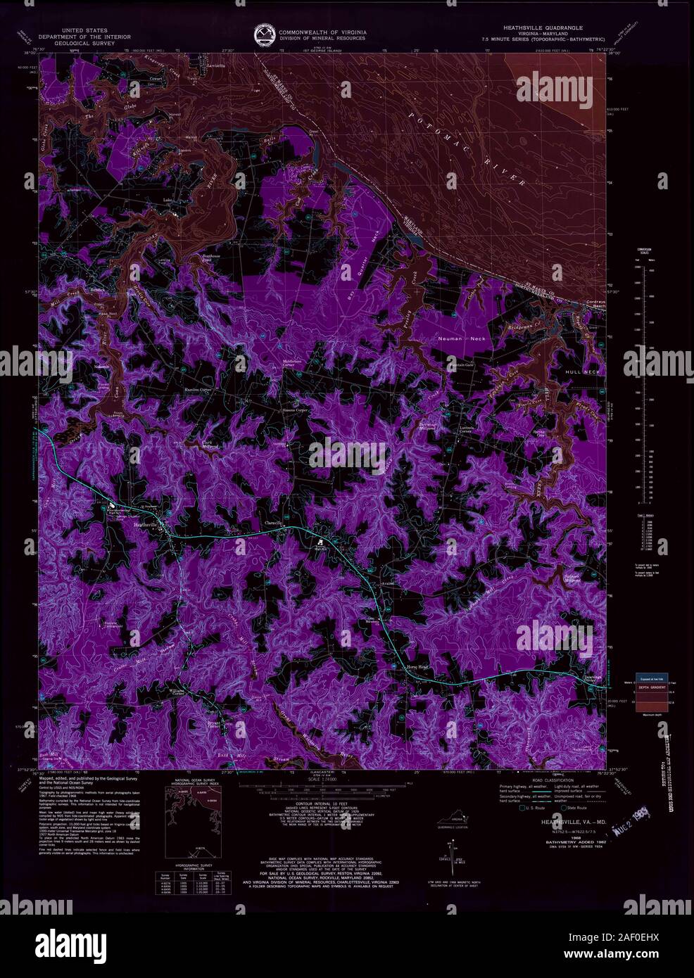 Heathsville map hires stock photography and images Alamy