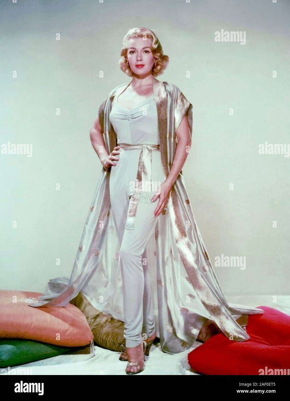 THE RAINS OF RANCHIPUR 1955 20th Century Fox film. Promotional photo of Lana Turner. Stock Photo