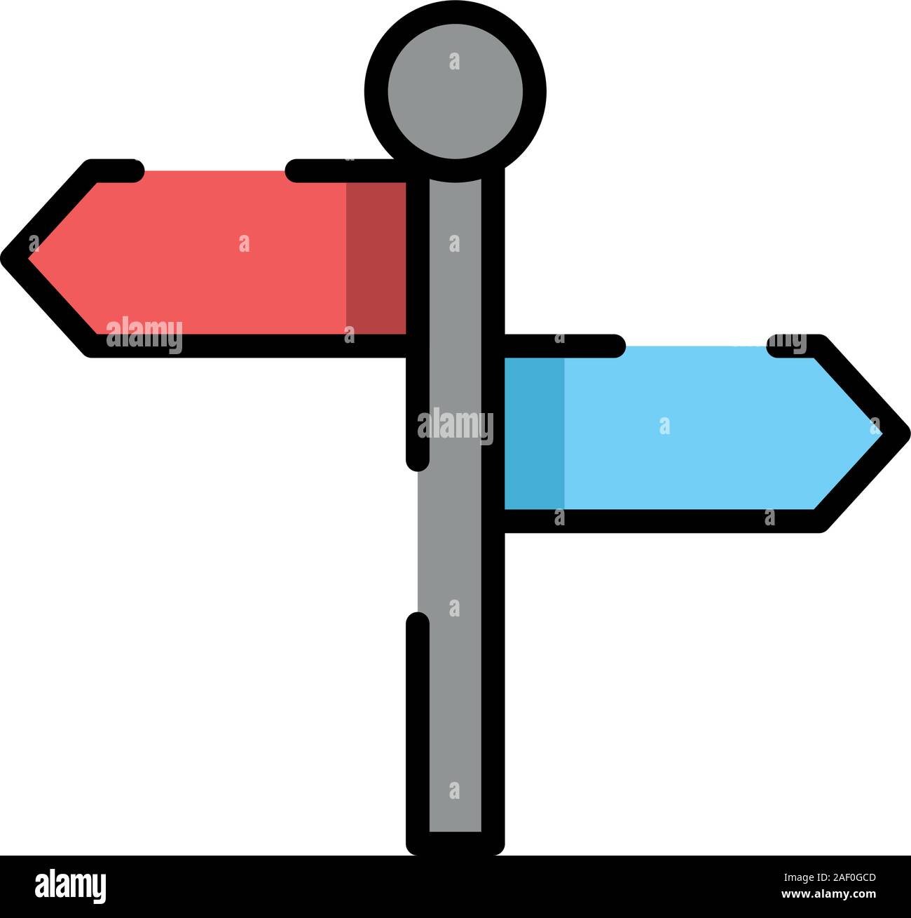 traffic arrow signal isolated icon Stock Vector Image & Art - Alamy