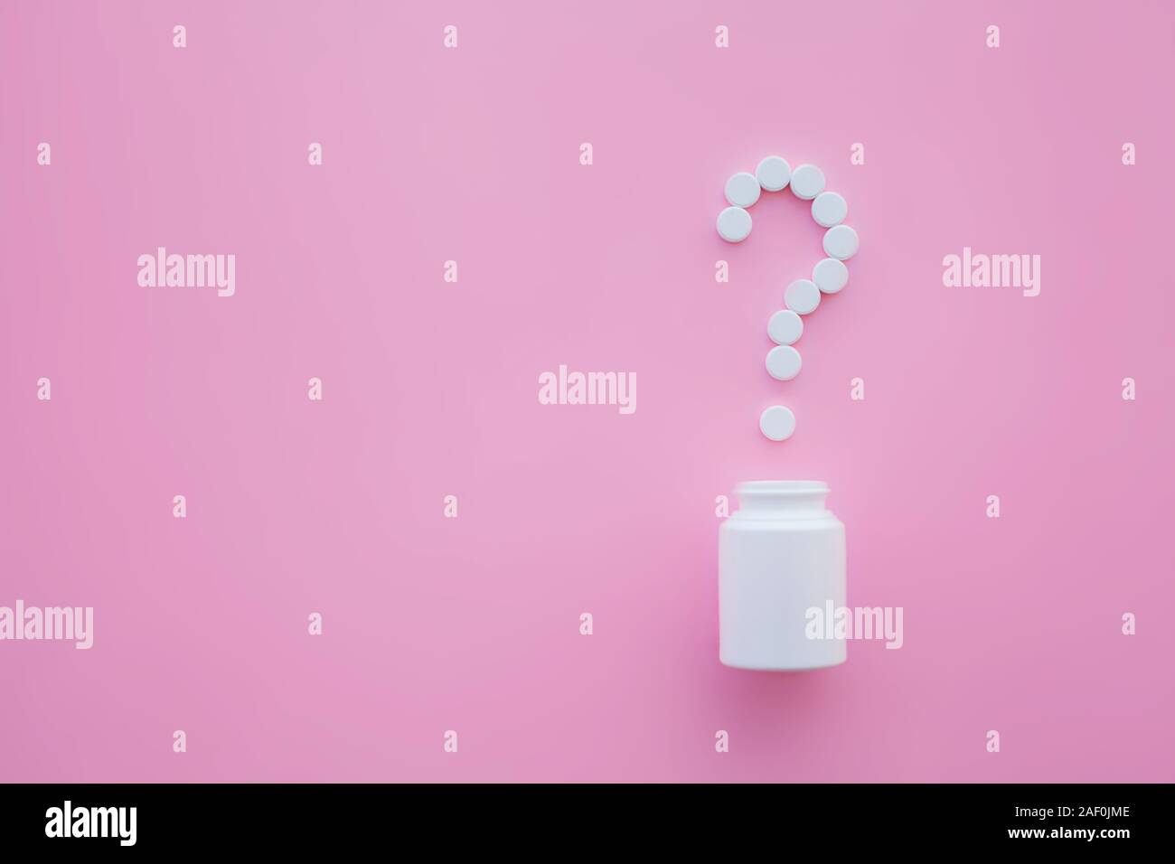Medical Concept. Pills On Pink Background. Pharmacy Theme, Capsule