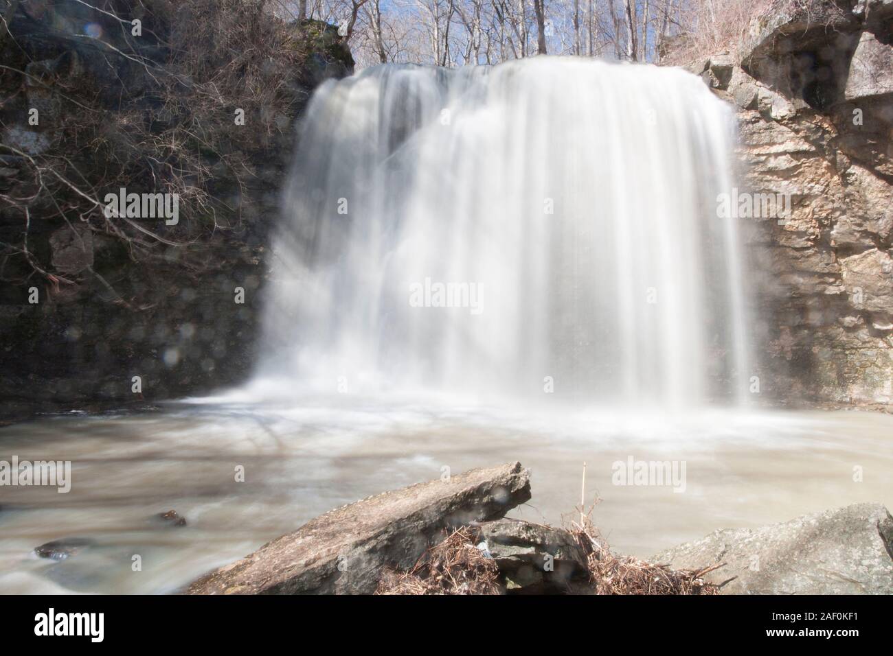 Hayden Run Falls, Columbus, Ohio Stock Photo Alamy