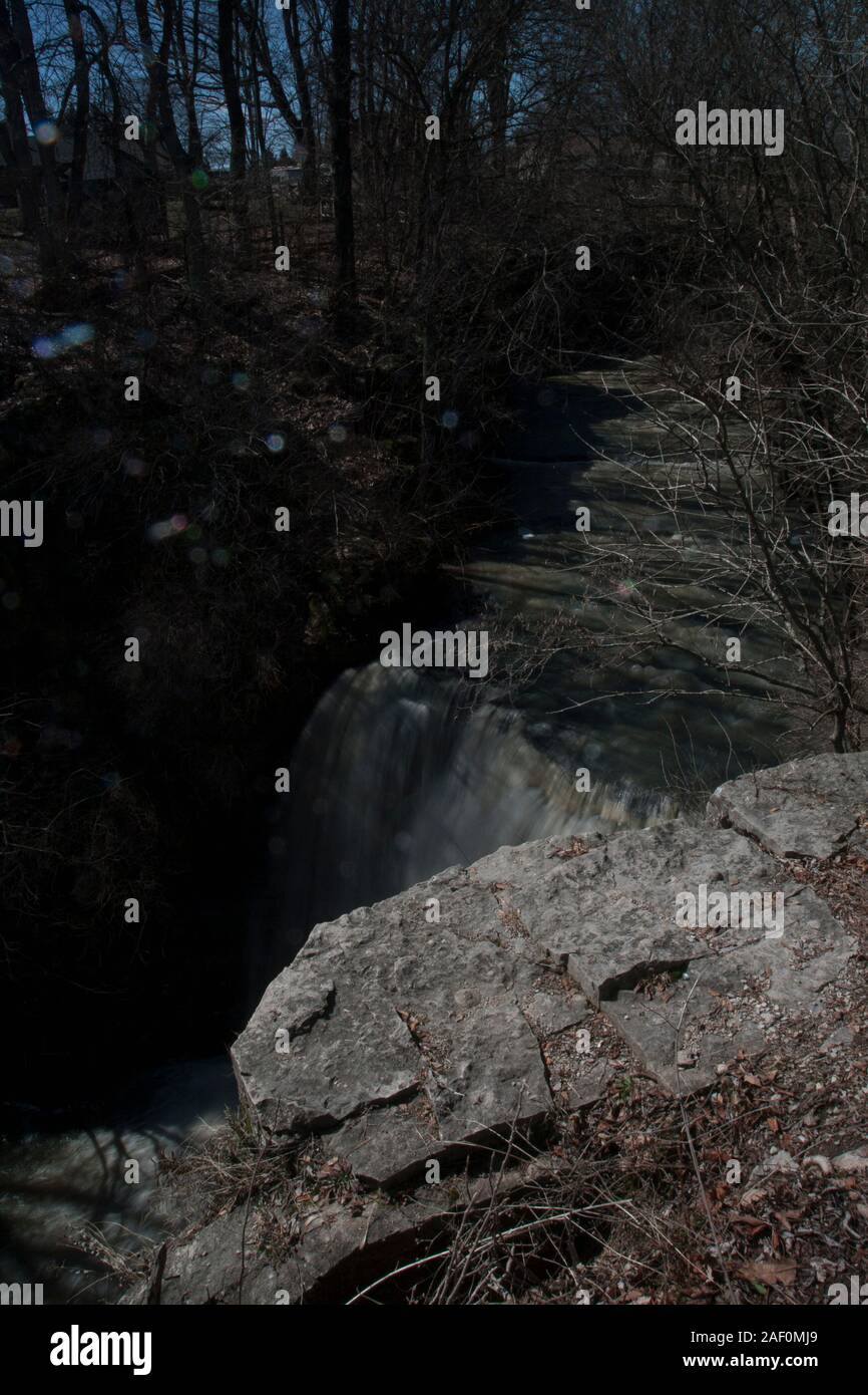 Hayden Run Falls, Columbus, Ohio Stock Photo Alamy