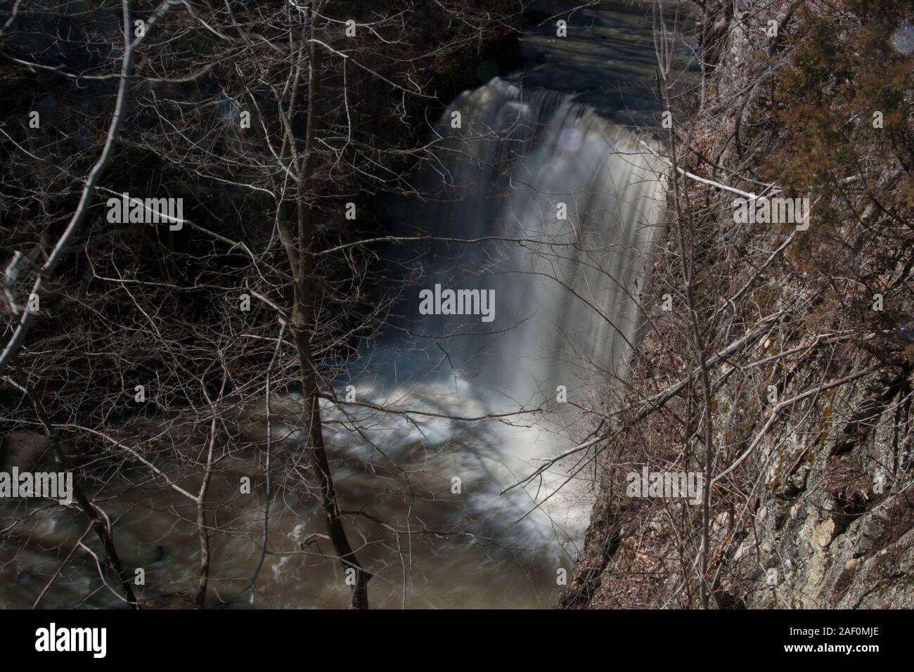 Hayden Run Falls, Columbus, Ohio Stock Photo Alamy