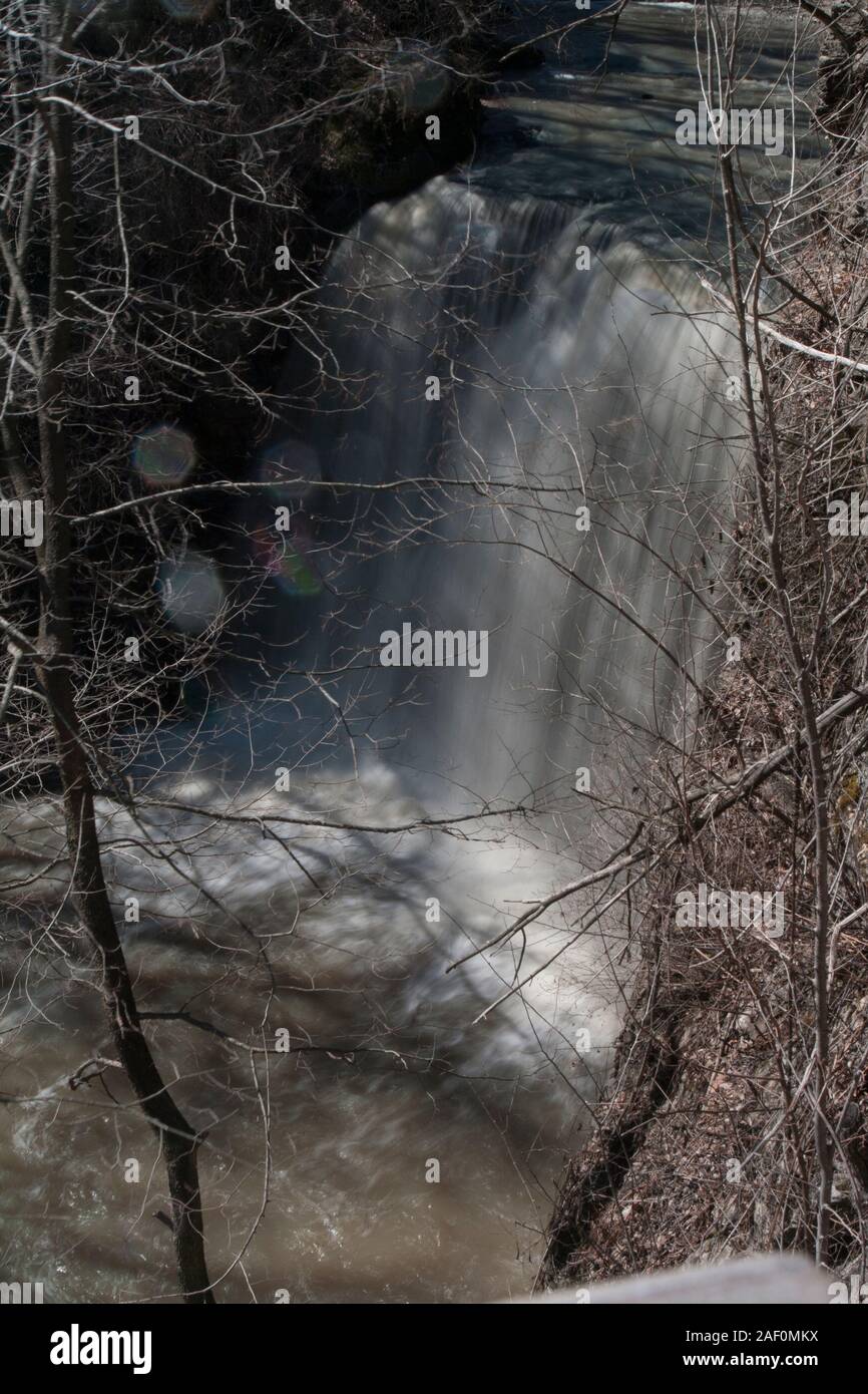 Hayden Run Falls, Columbus, Ohio Stock Photo Alamy