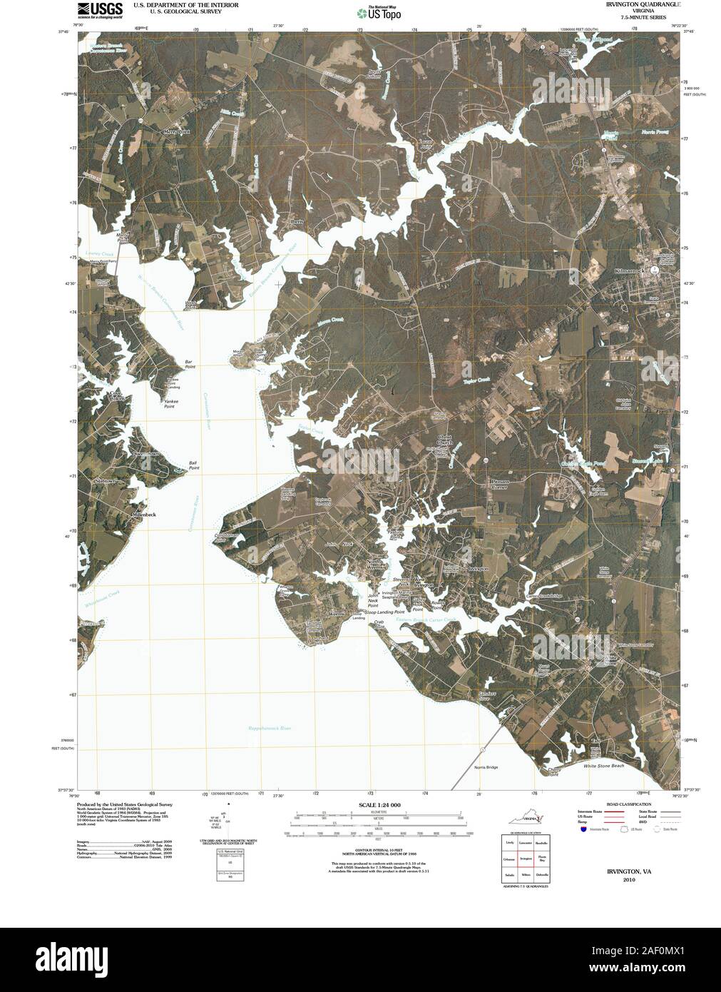 Irvington map hires stock photography and images Alamy