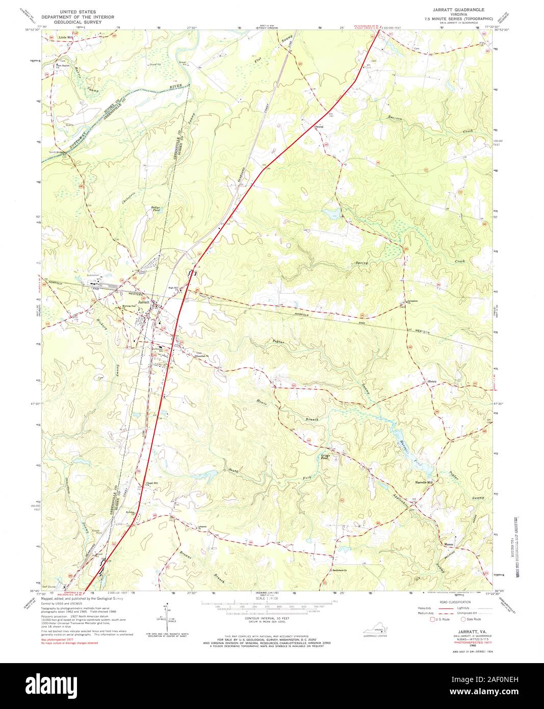 Map of jarratt Cut Out Stock Images & Pictures Alamy