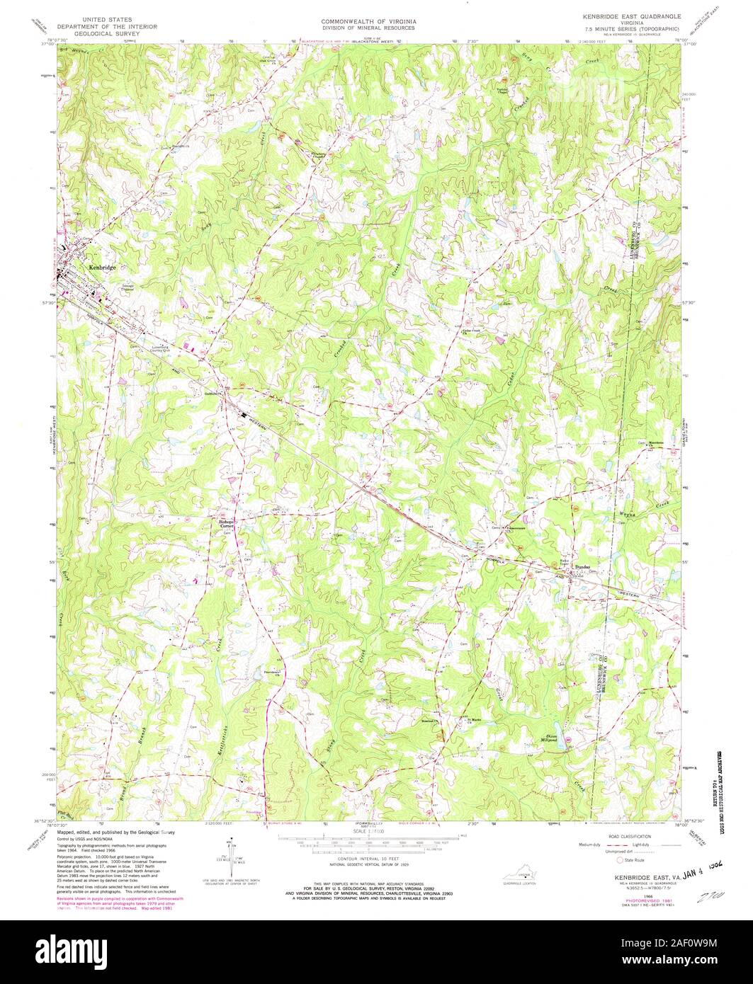 Map of kenbridge hires stock photography and images Alamy