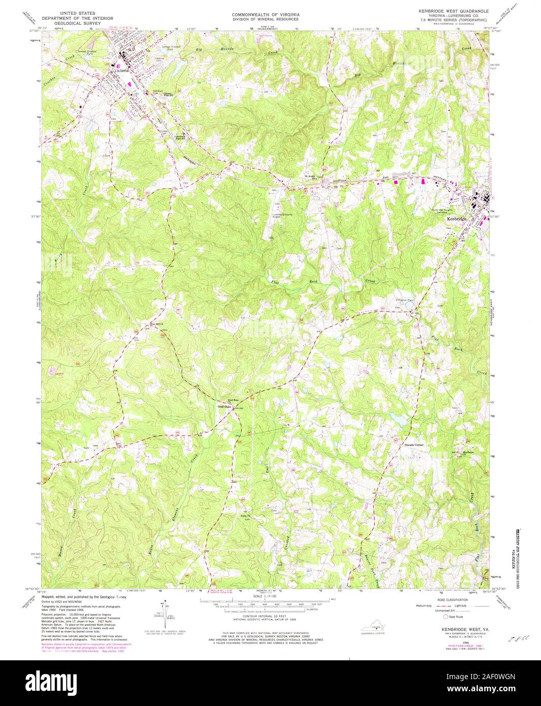 Map of kenbridge hires stock photography and images Alamy