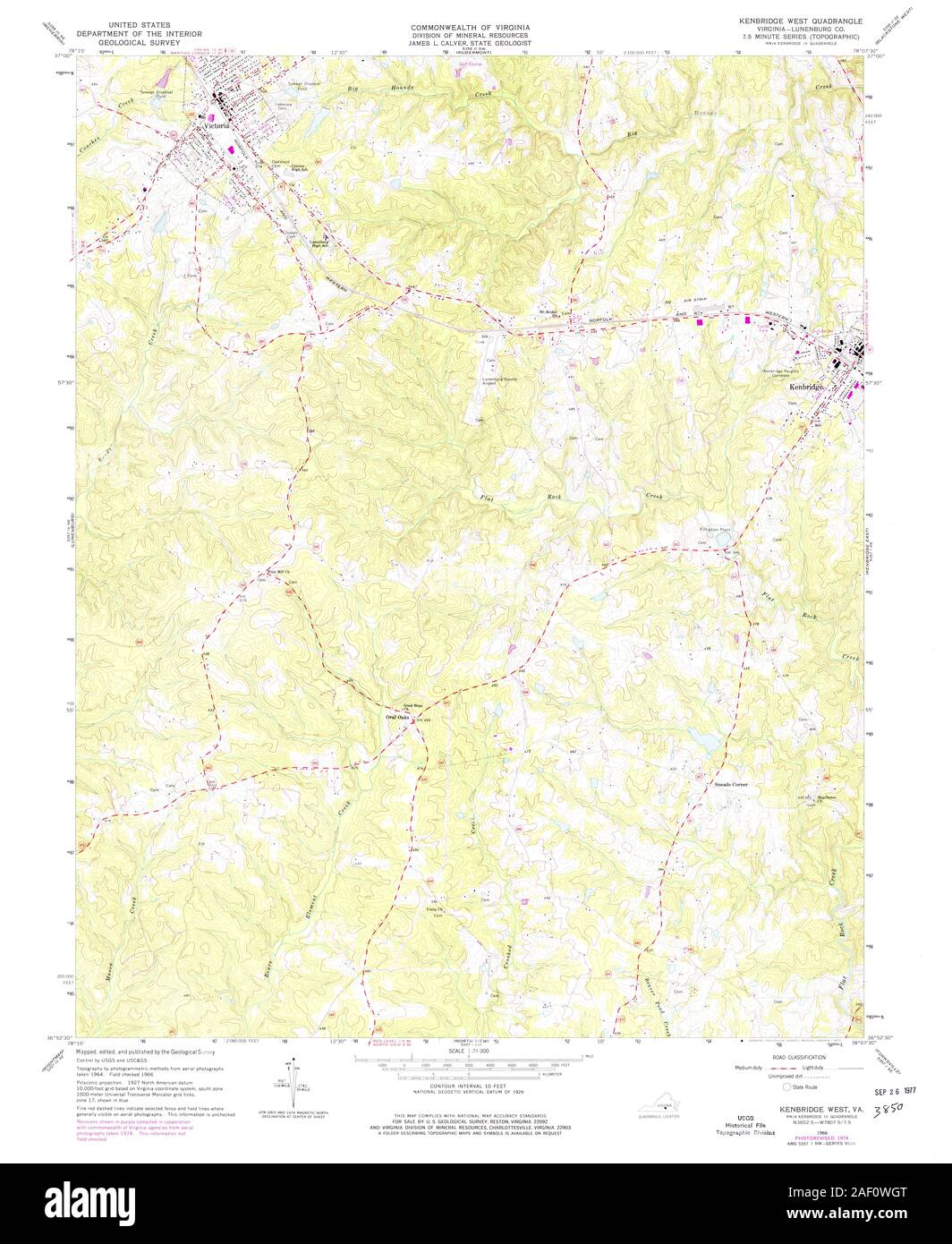 Map of kenbridge hires stock photography and images Alamy