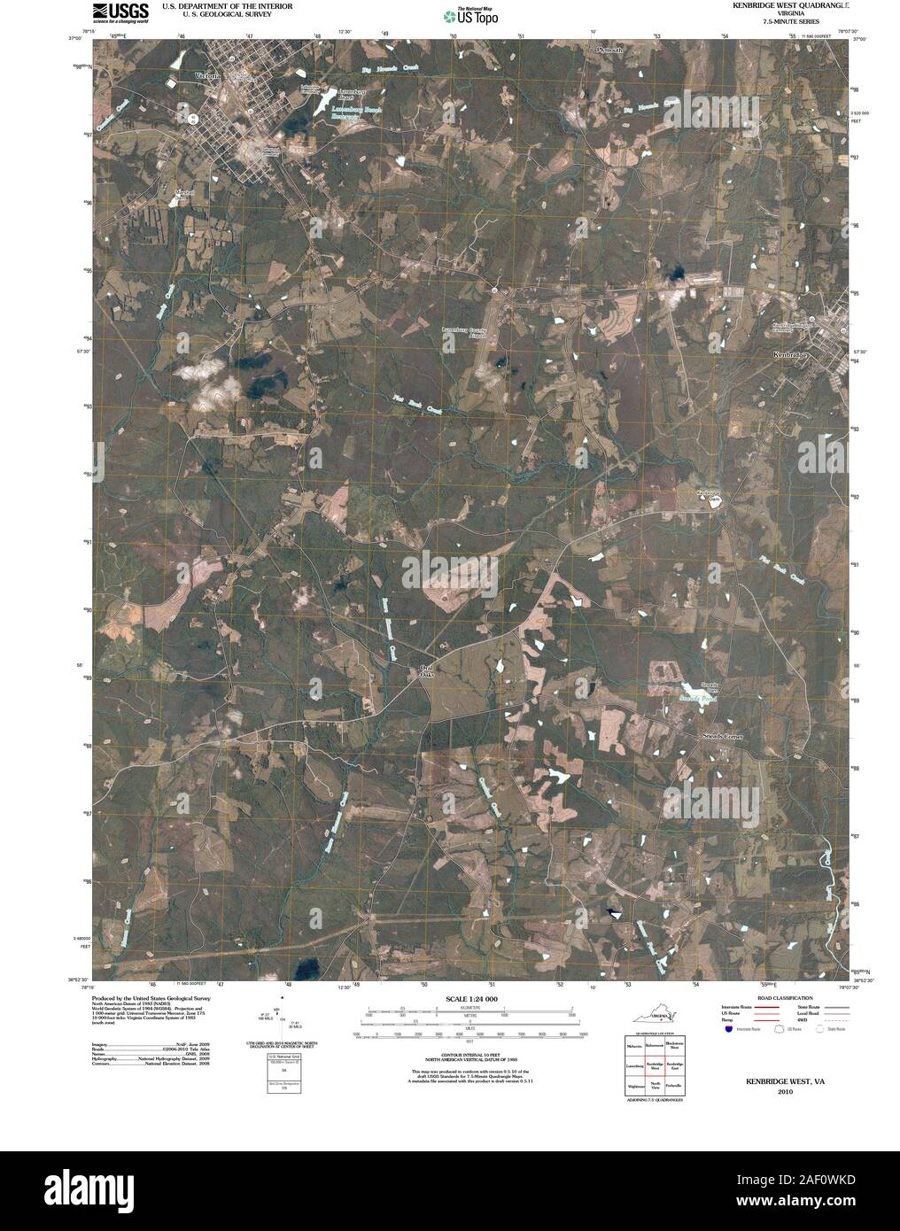 Map of kenbridge hires stock photography and images Alamy