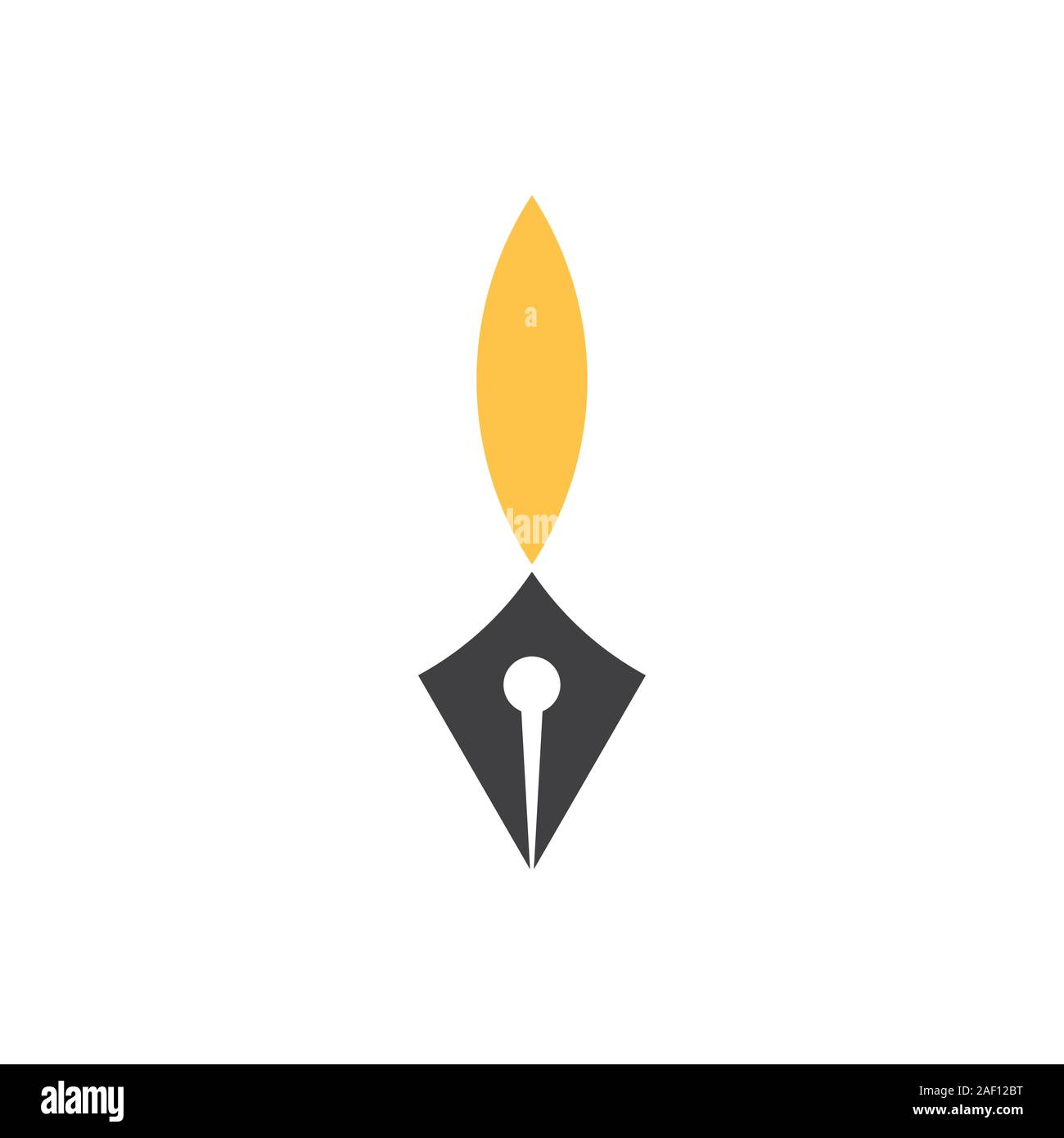 pen writer flyer geometric education vector Stock Vector