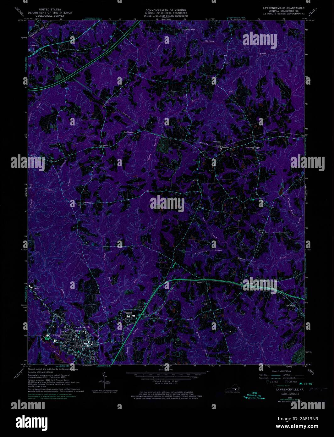 Map of lawrenceville hires stock photography and images Alamy