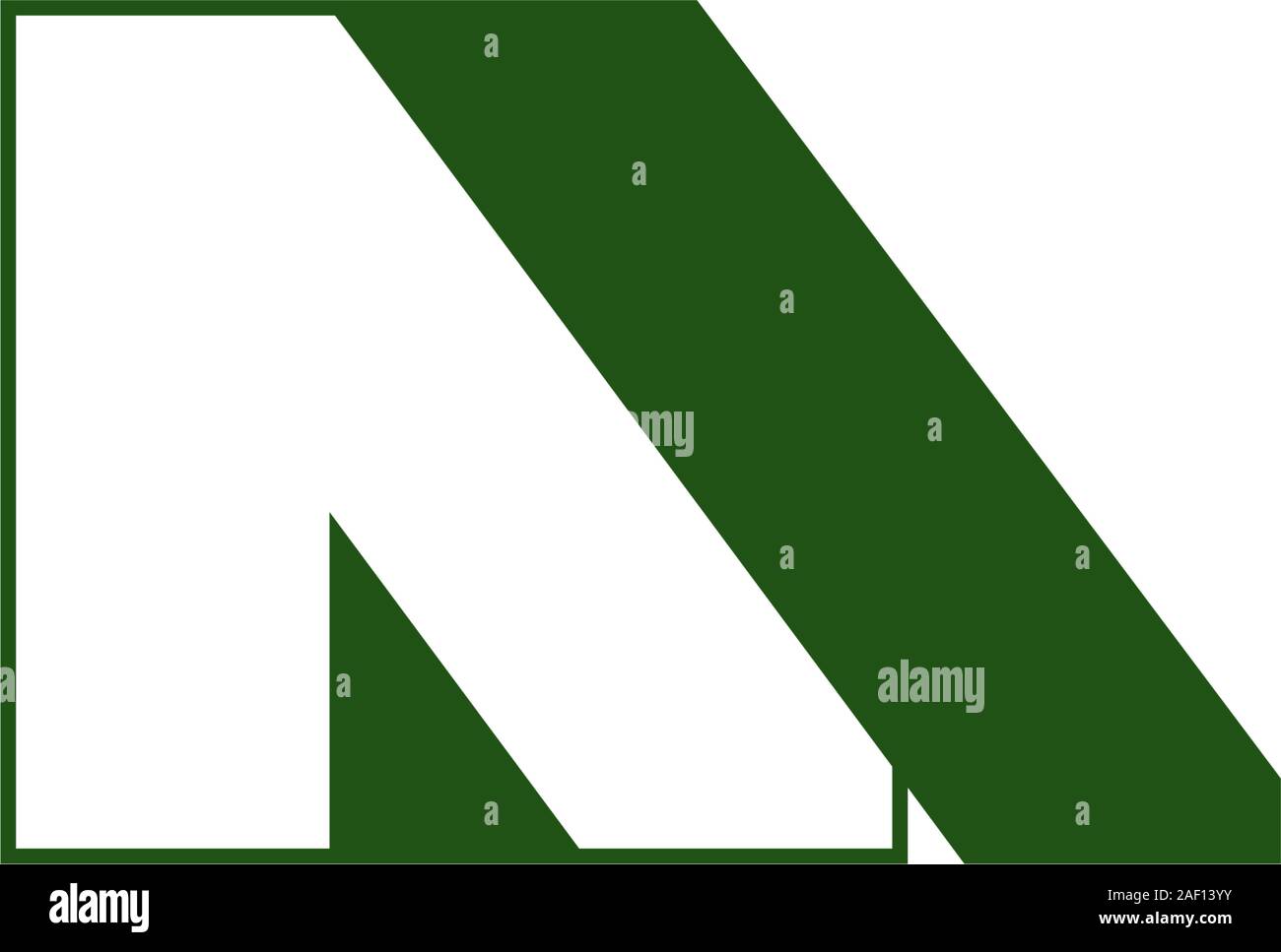letter A geometric 3d shadow logo vector Stock Vector