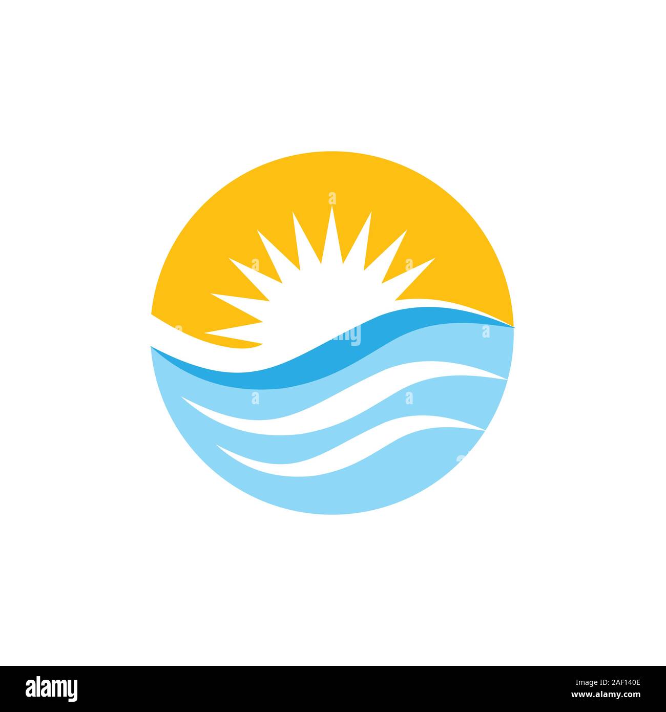 sun waves circle colorful logo vector Stock Vector Image & Art - Alamy