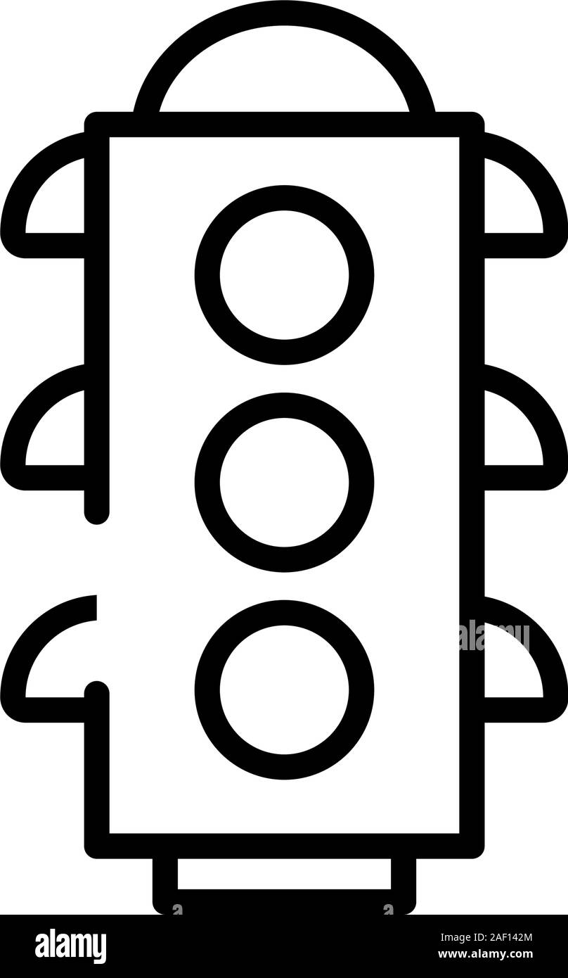 semaphore traffic light isolated icon Stock Vector Image & Art - Alamy