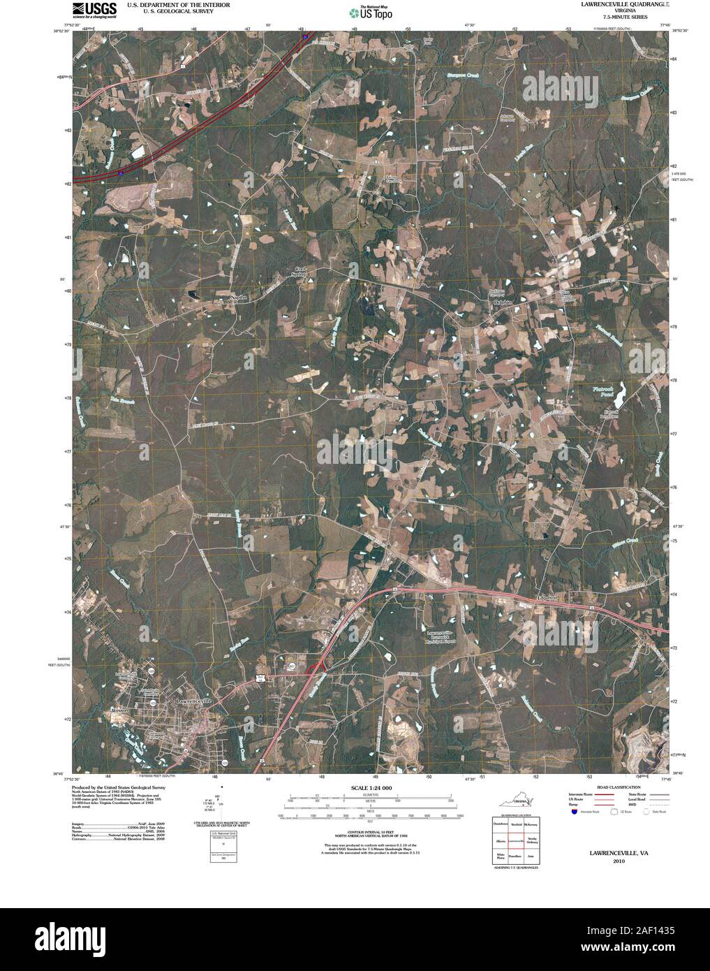 Lawrenceville map Cut Out Stock Images & Pictures Alamy
