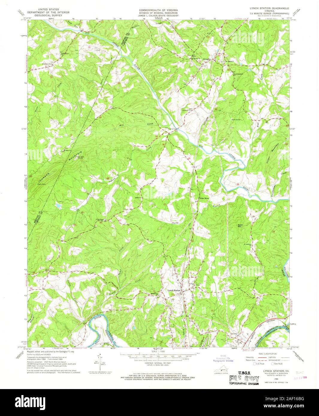 VA Lynch Station 185750 1966 24000 Stock Photo Alamy