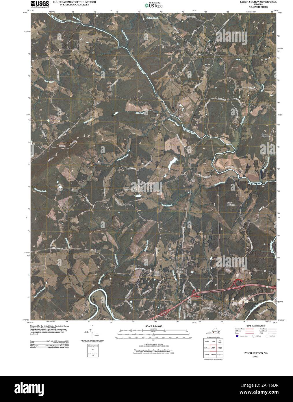 VA Lynch Station 20100713 TM Stock Photo Alamy