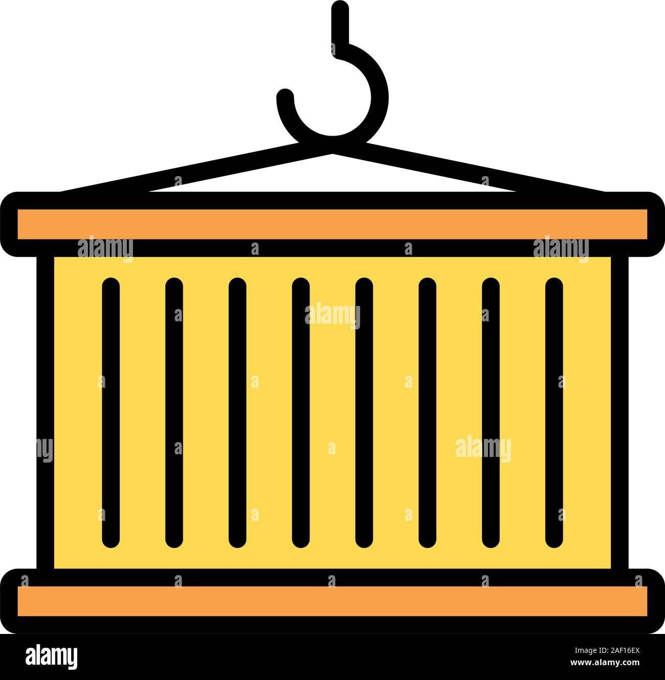 crane hook lifting container icon Stock Vector Image & Art - Alamy