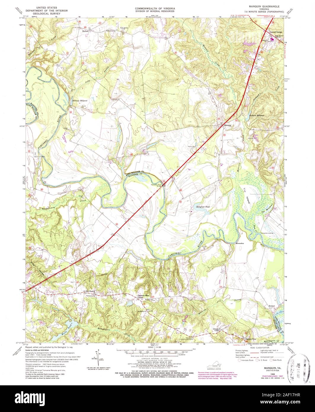 Manquin map hires stock photography and images Alamy