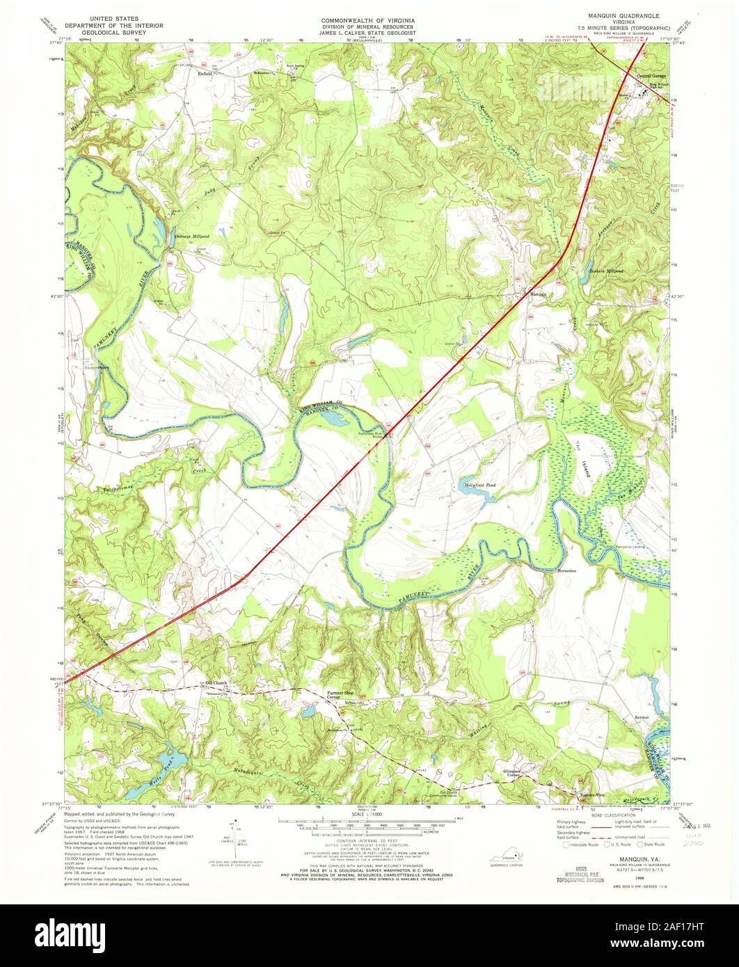 Manquin map hires stock photography and images Alamy