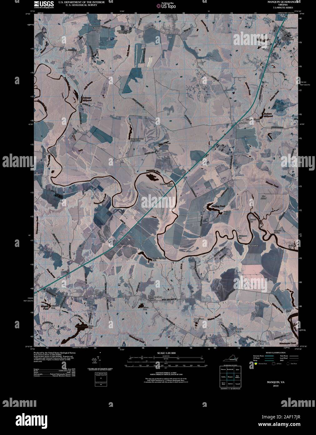 Manquin map hires stock photography and images Alamy