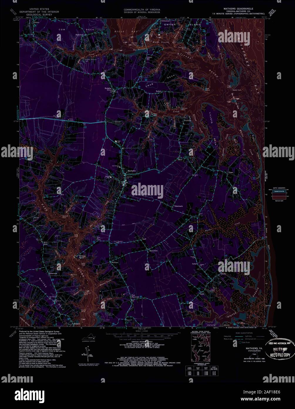 Map of mathews hi-res stock photography and images - Alamy
