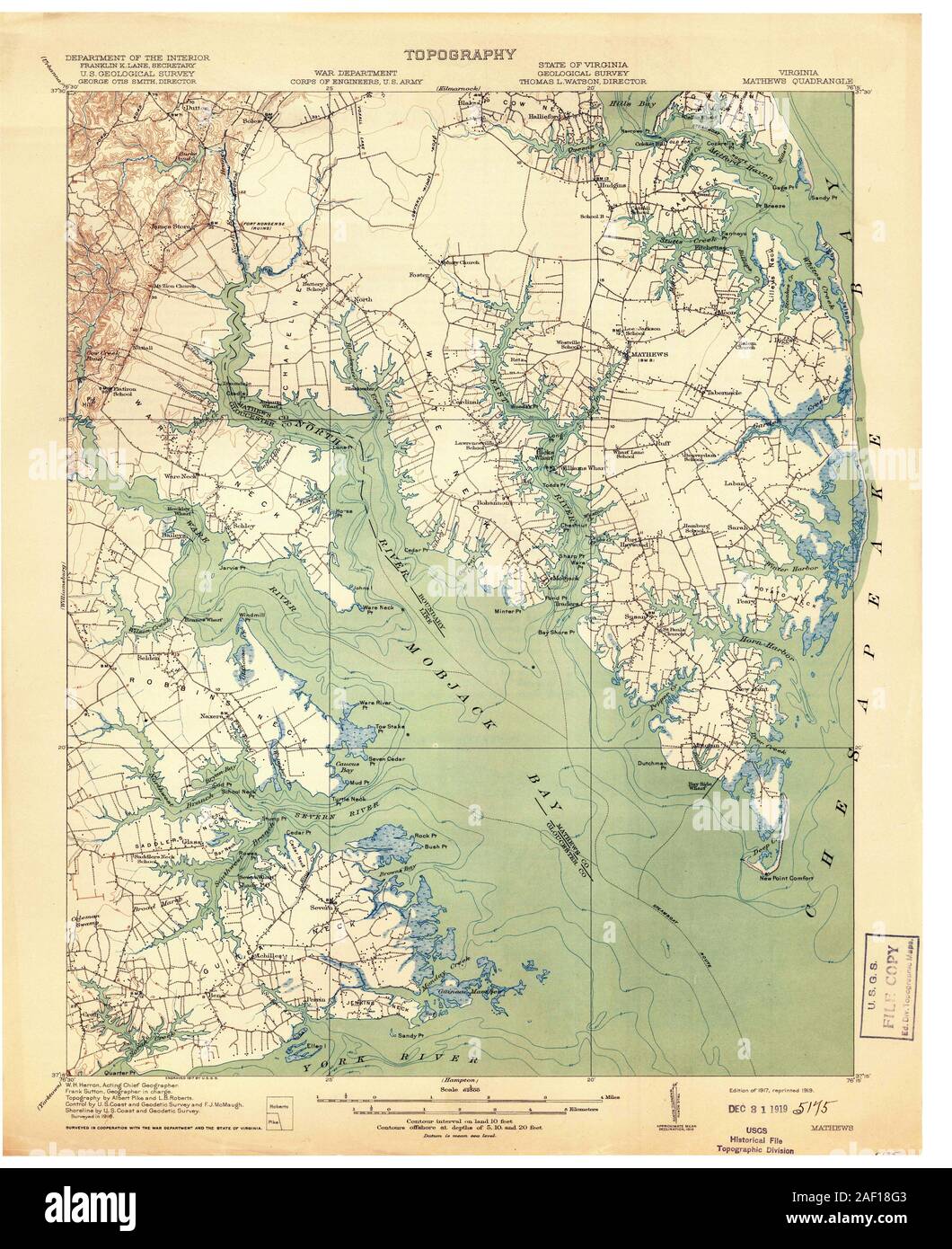 Map of mathews hires stock photography and images Alamy