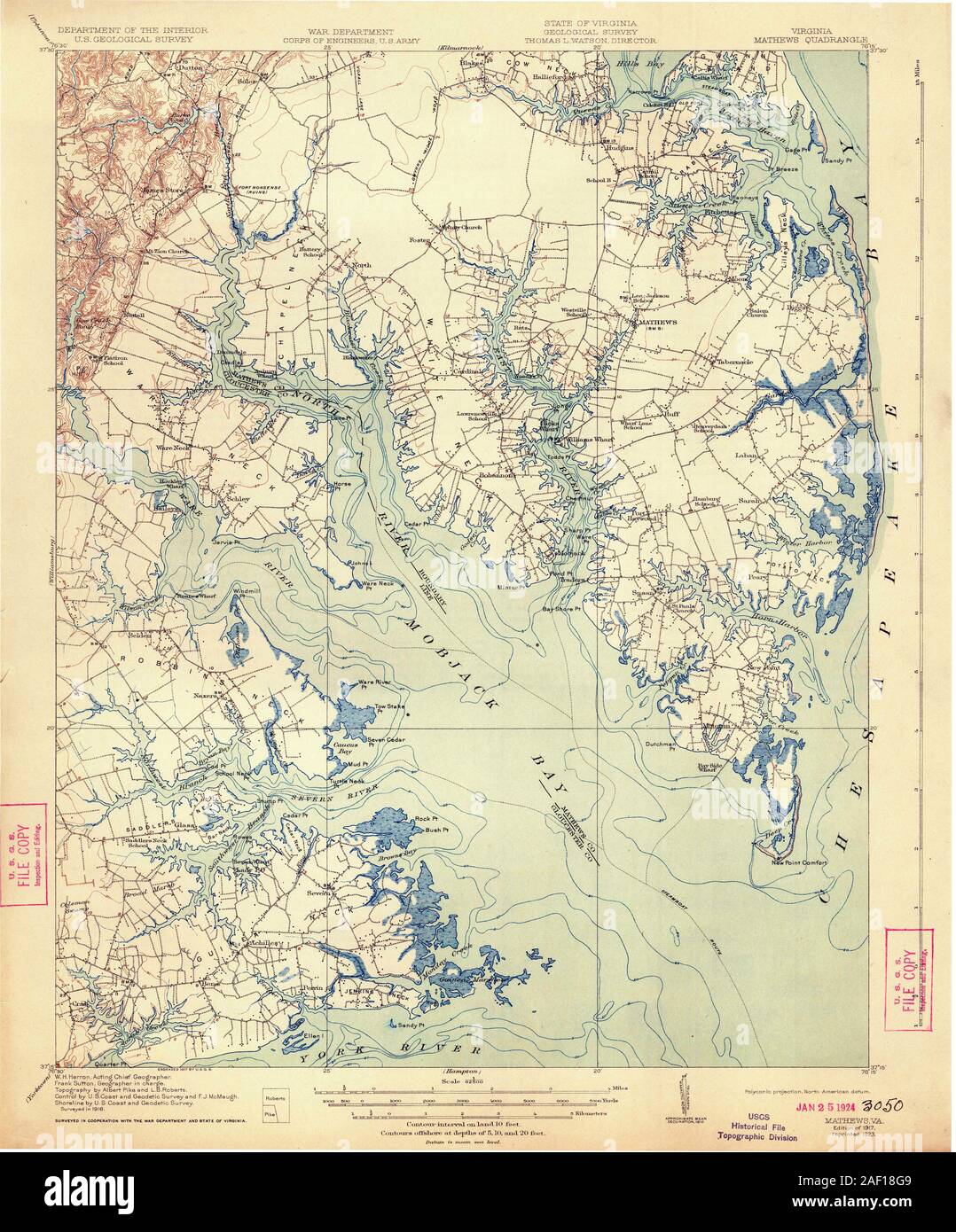 Map of mathews hires stock photography and images Alamy