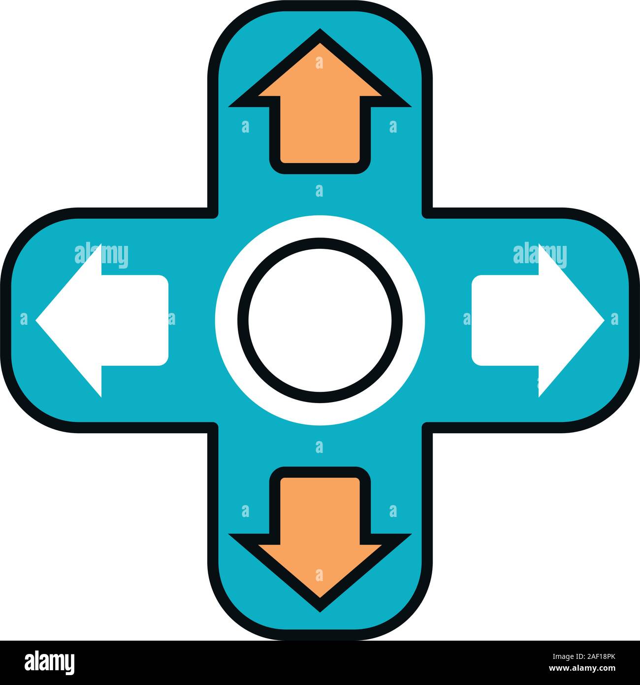 video game arrows button control Stock Vector Image & Art - Alamy