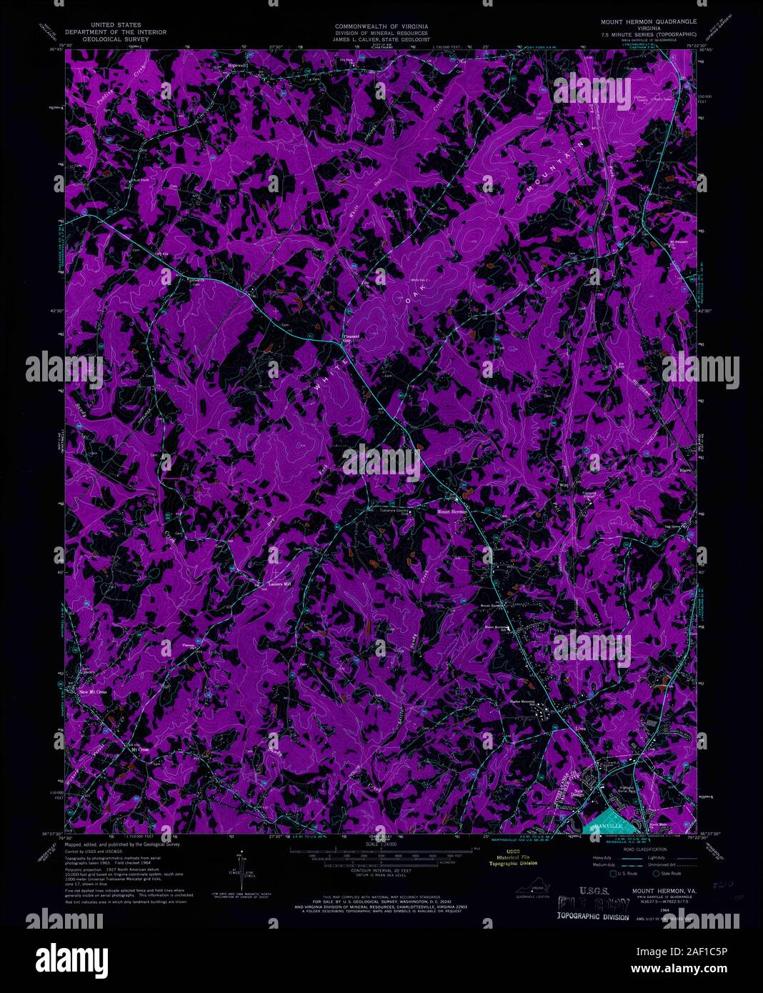 Map of hermon hi-res stock photography and images - Alamy