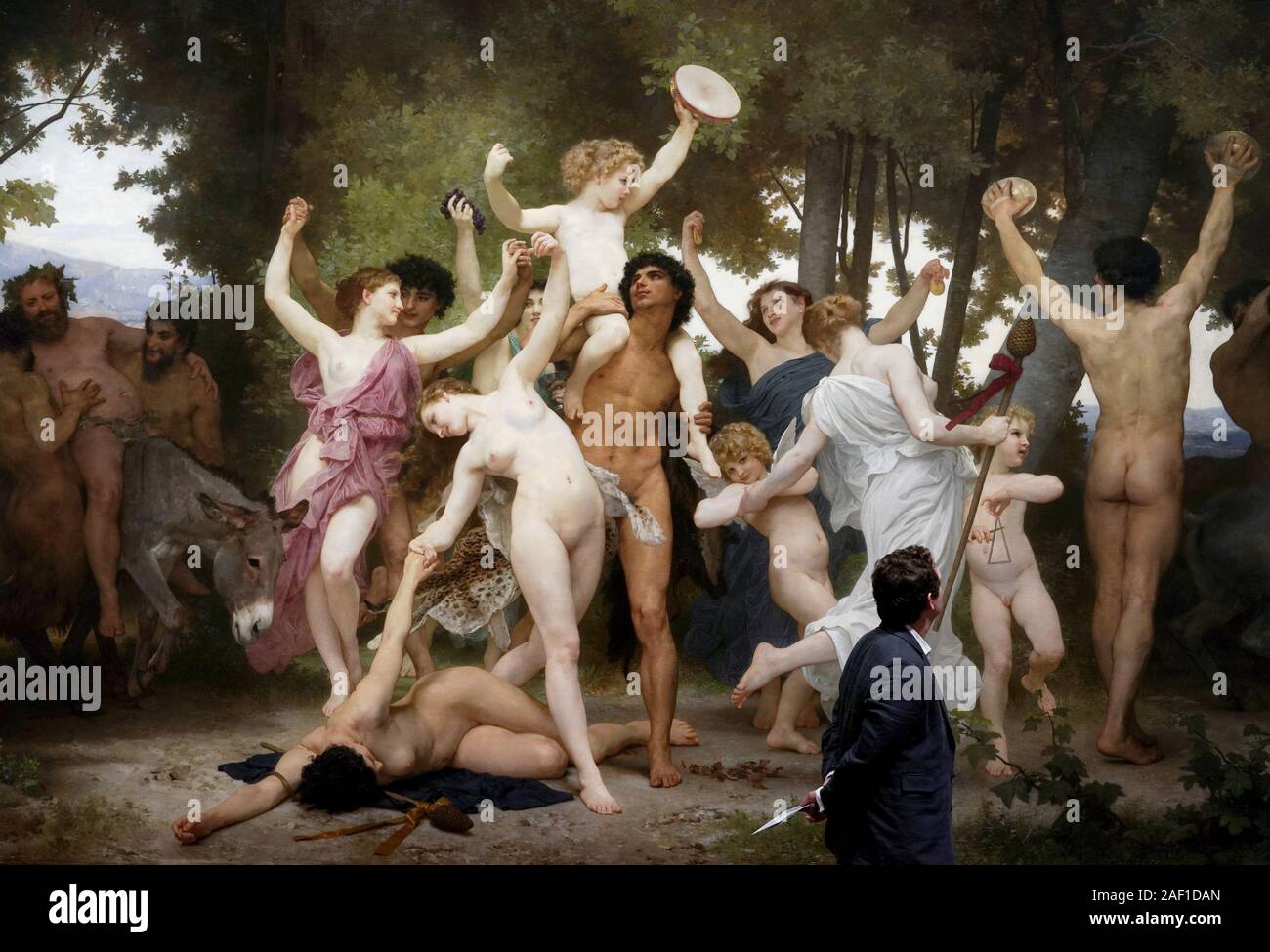 New York, United States. 12th Dec, 2019. 'La Jeunesse de Bacchus' by William Bouguereau is on display at the grand opening of Sotheby's newly-expanded & reimagined galleries and Impressionist & Modern Art and Contemporary Art auctions on May 03, 2019, in New York City. Photo by John Angelillo/UPI Credit: UPI/Alamy Live News Stock Photo