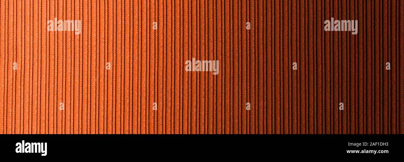 Decorative background brown orange color, striped texture horizontal gradient. Wallpaper Art