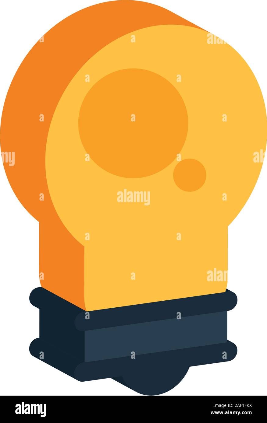 bulb light energy isolated icon Stock Vector Image & Art - Alamy