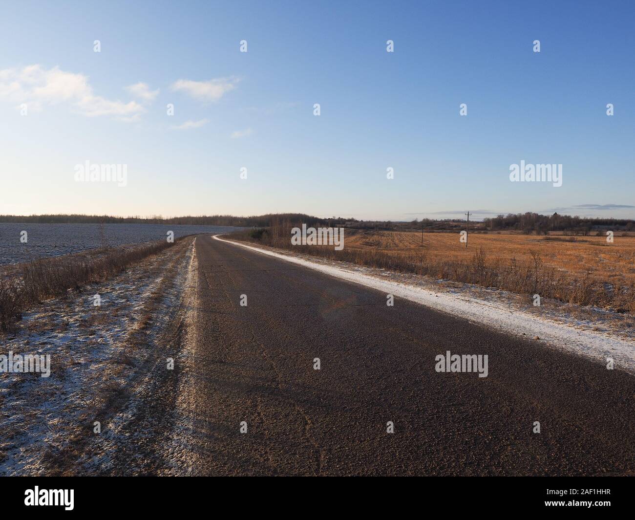 First snow on rural hi-res stock photography and images - Alamy