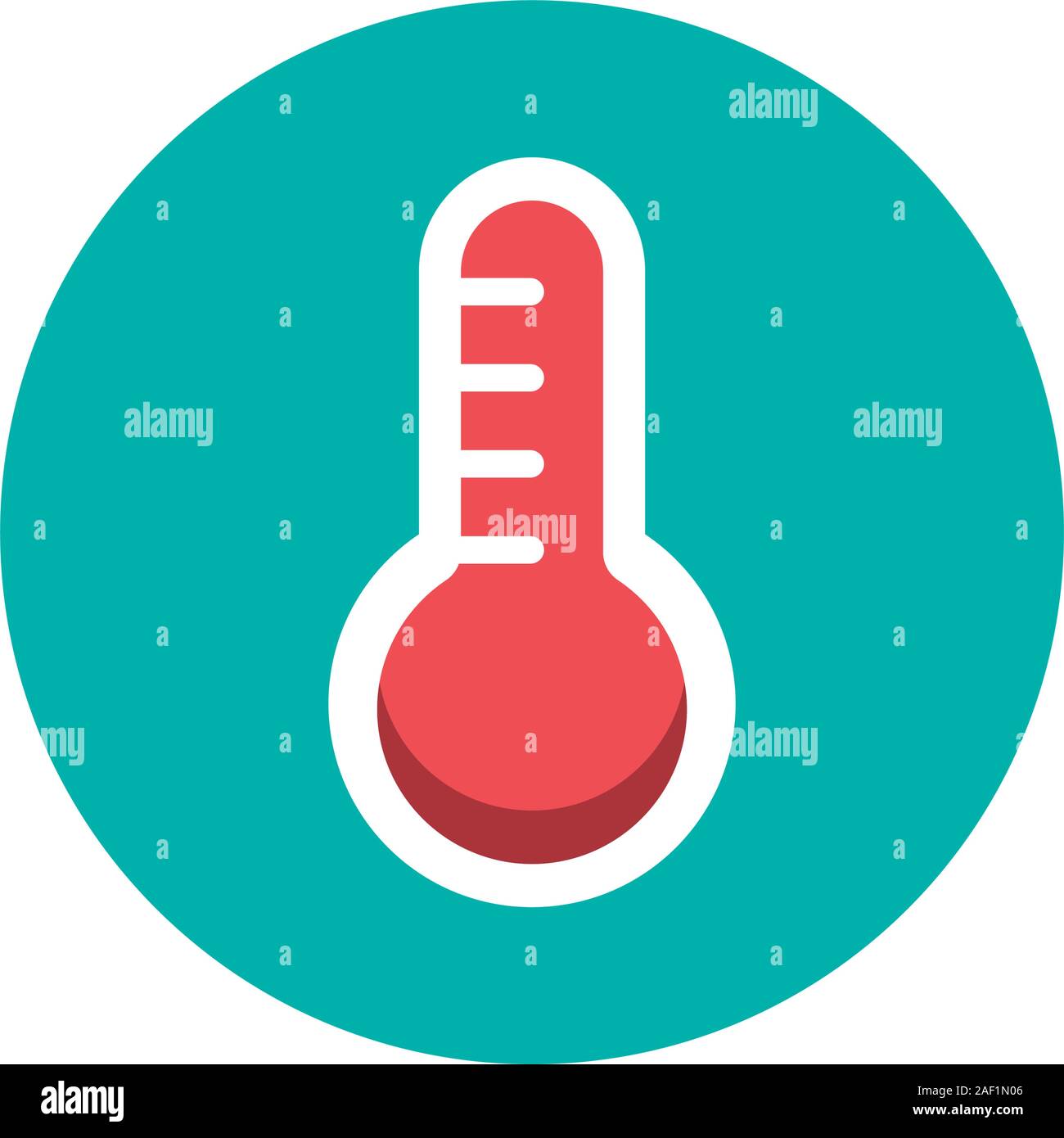 thermometer temperature measure isolated icon Stock Vector Image & Art ...