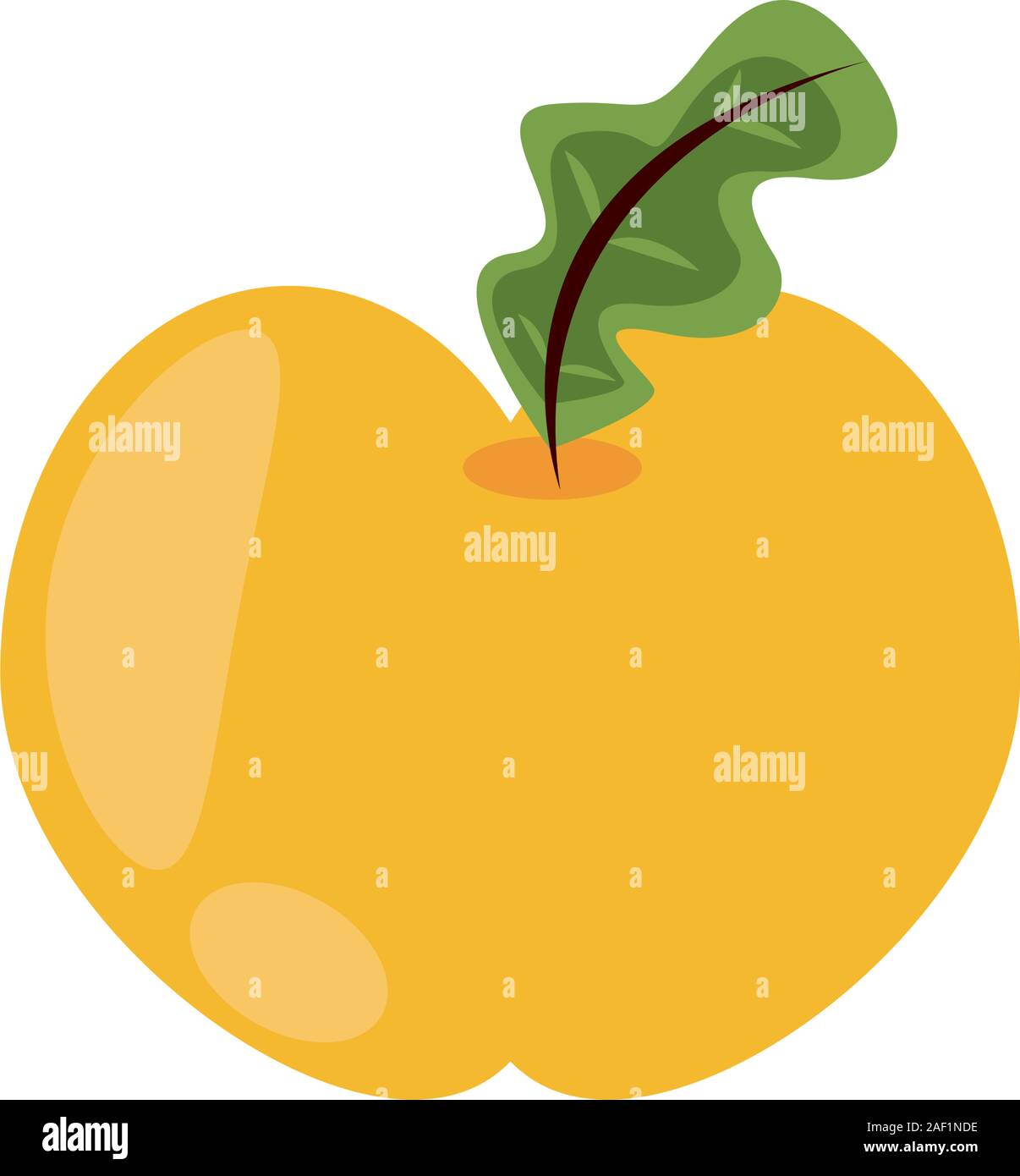 apple fresh fruit nature icon Stock Vector Image & Art - Alamy