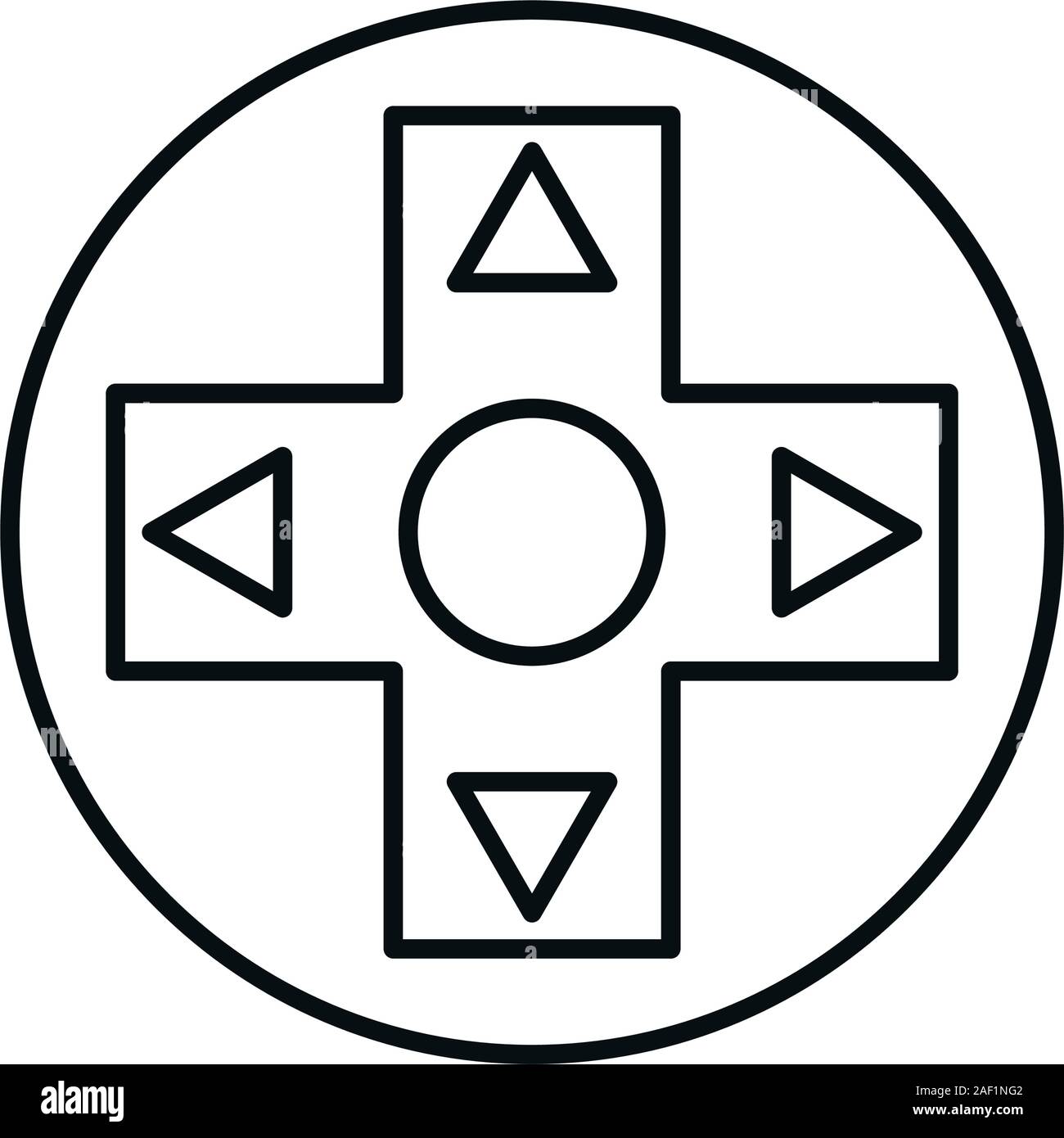 video game arrows button control Stock Vector Image & Art - Alamy